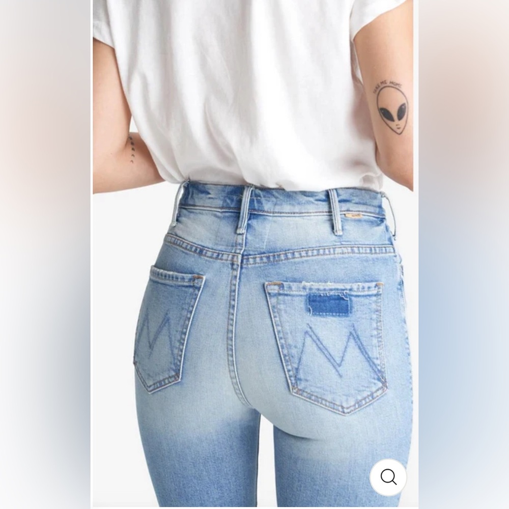 MOTHER High Rise Women Jeans - Light Blue